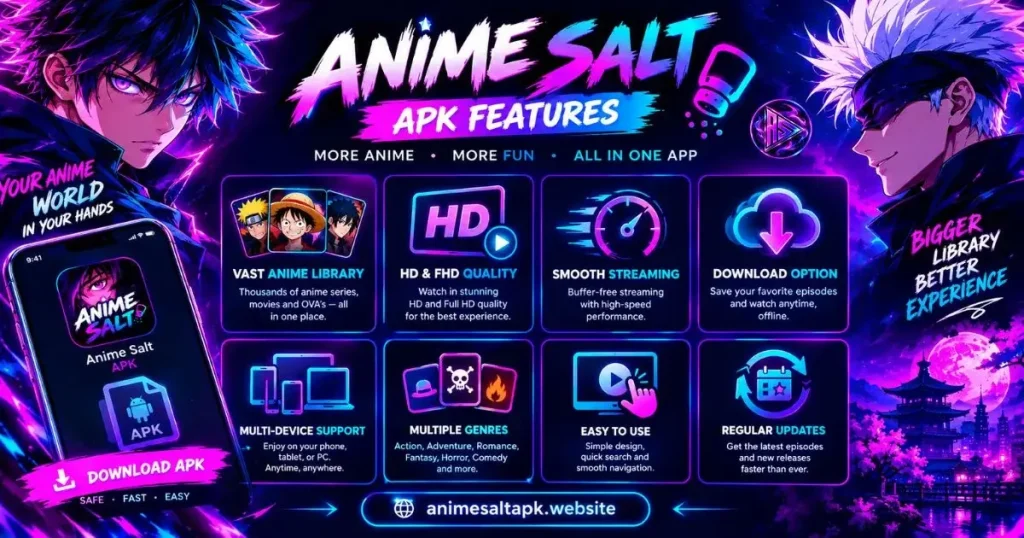 anime salt apk features